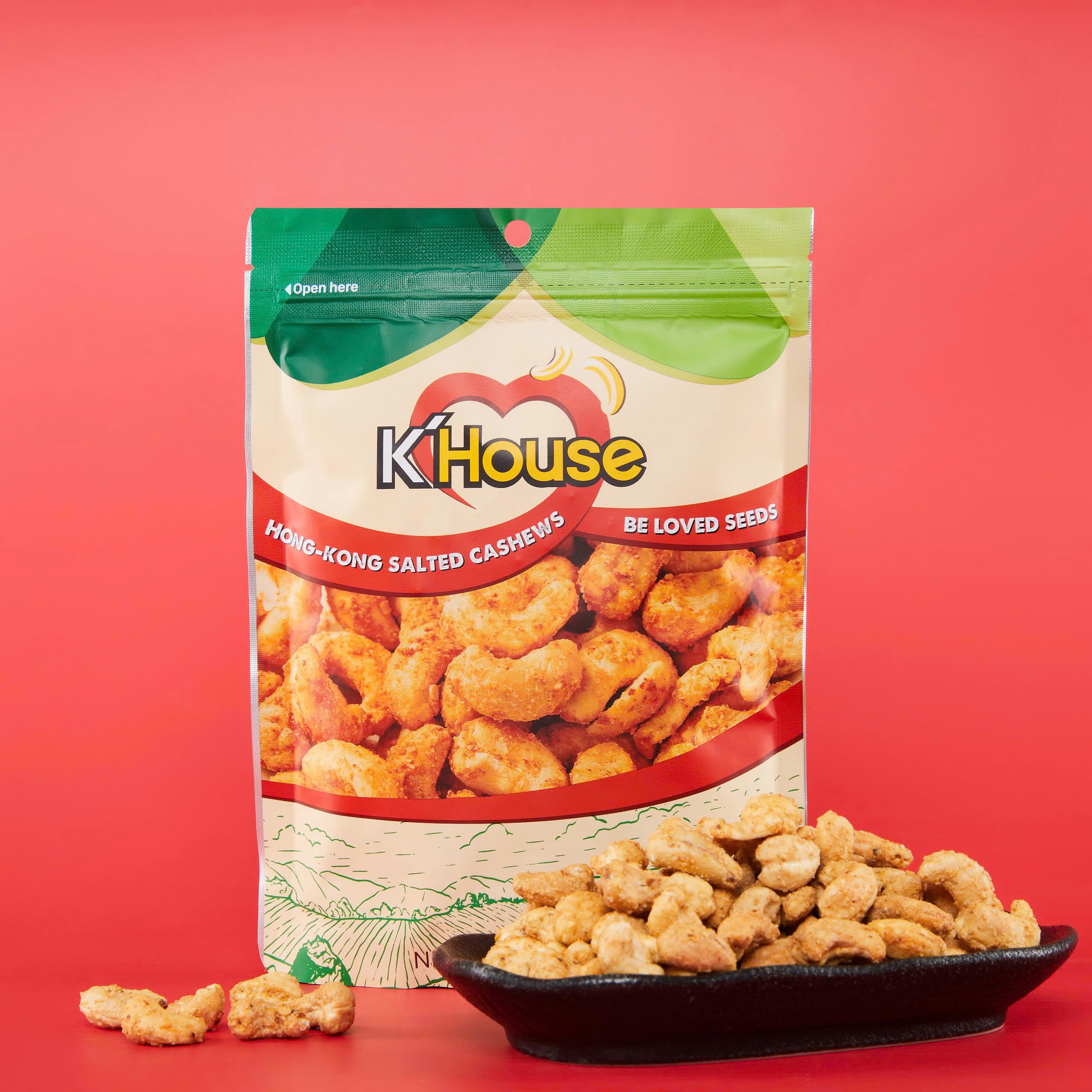 Hạt Điều Muối Hồng Kong Túi K’House