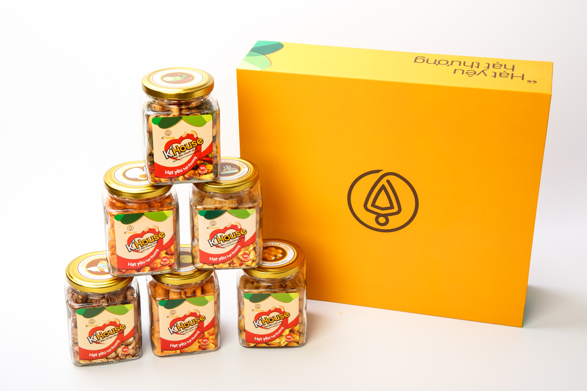 Hộp quà 6 vị hạt điều